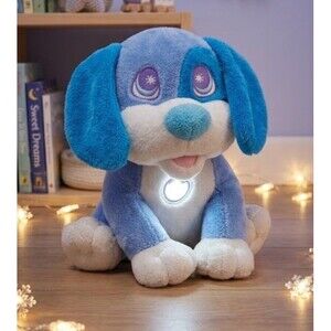 Flashlight Friends Blue Puppy Dog Child Flash Light 8" Plush Stuffed Animal